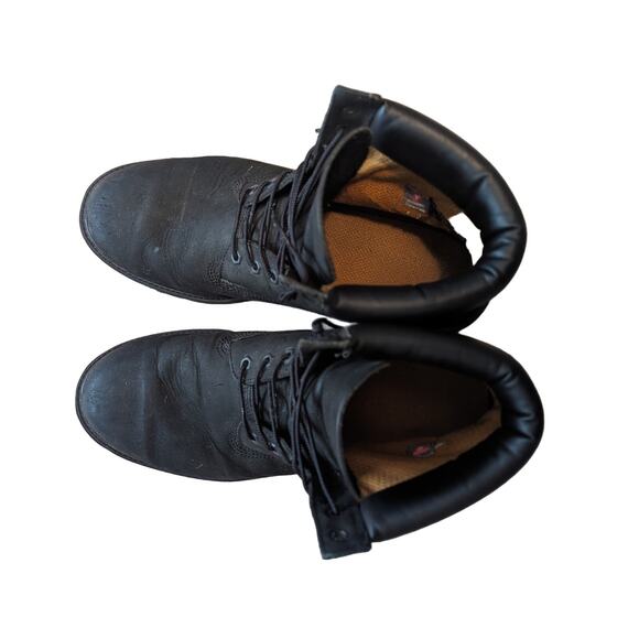 Timberland black boots Nubuck leather Men's size 13.  Great shape! - Picture 2 of 12